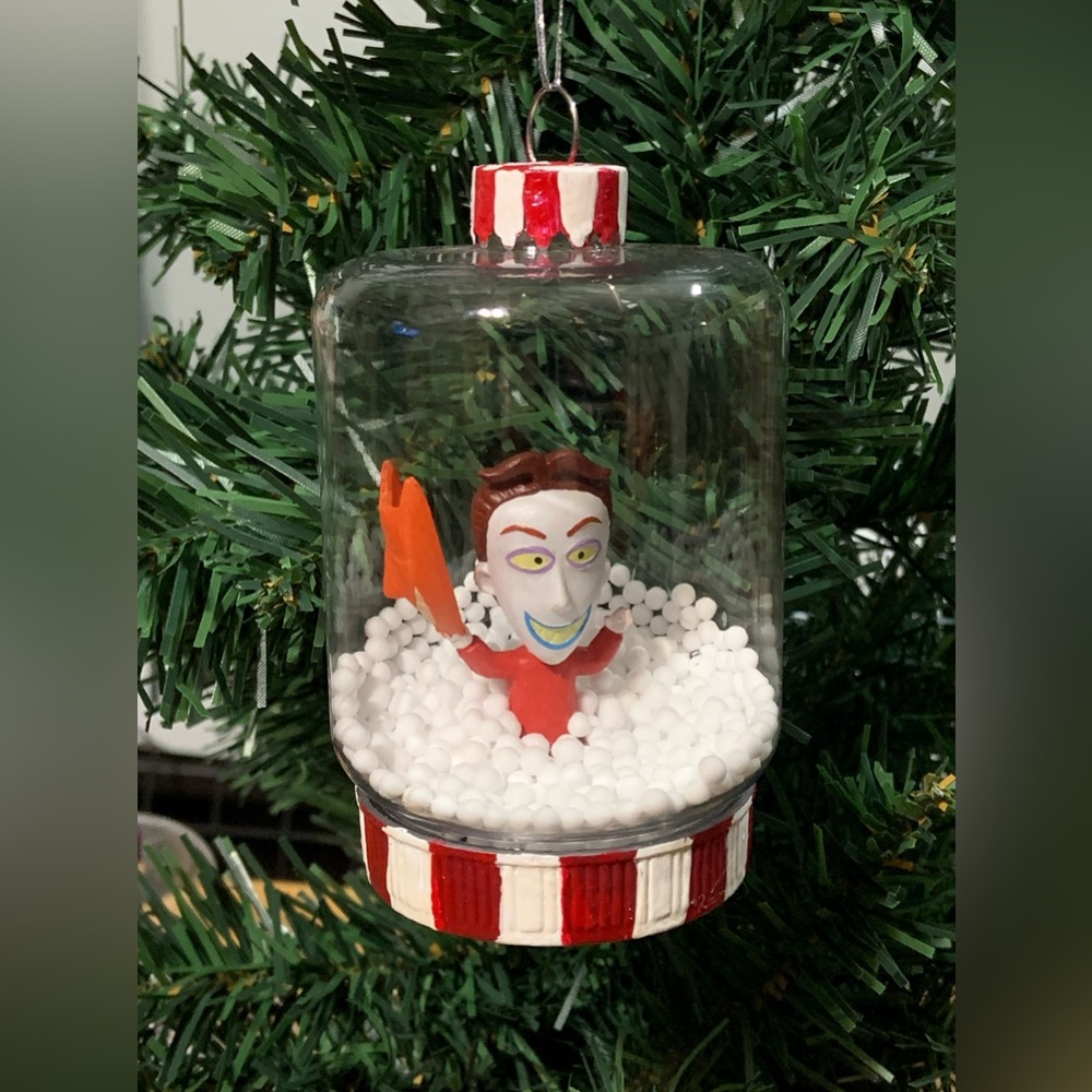 Nightmare Before Christmas Lock Christmas Ornament Faux Snow Globe